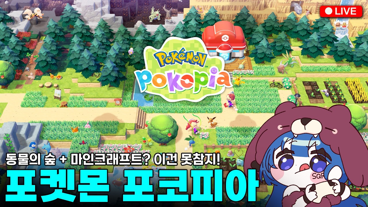 메타몽이 되어보자! '포켓몬 포코피아' 오픈런!🐻🐿️