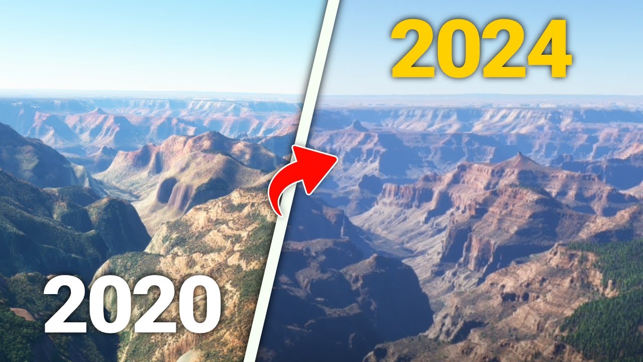 **ВАУ** Сравнение графики MSFS 2024 и MSFS 2020