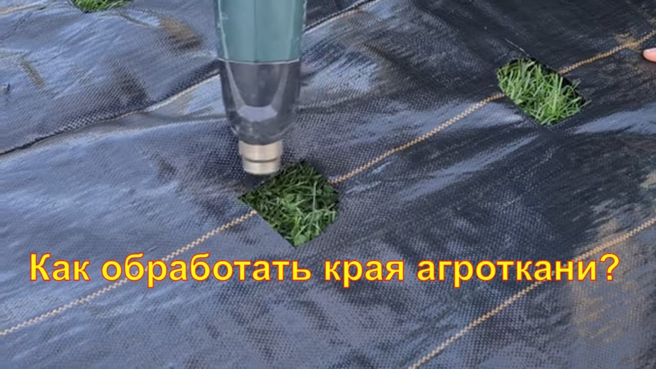 Как правильно подготовить  геотекстиль/агроткань для посадки клубники и любой рассады