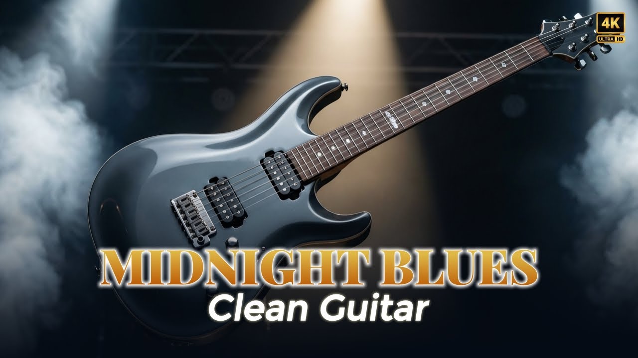 Clean Electric Blues Guitar – Late Night Instrumental for Relax & Focus  | Vol. 21