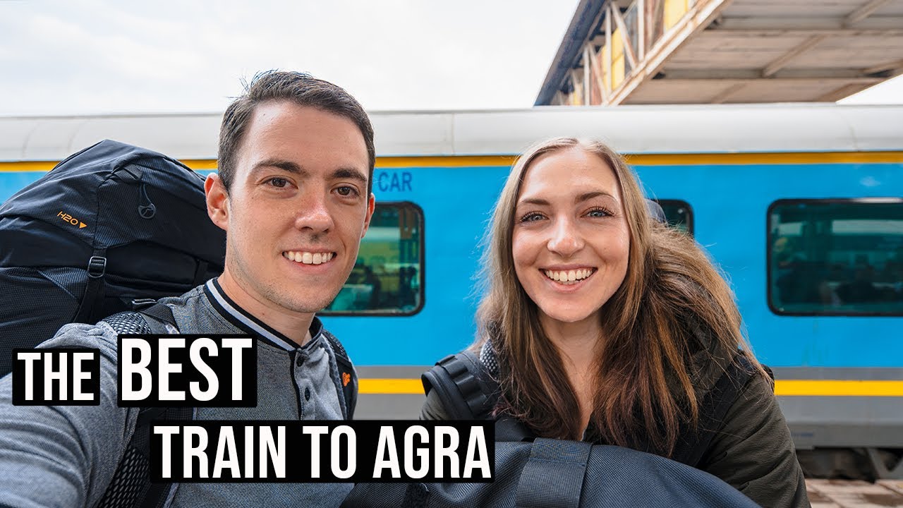 Indian Train from Delhi to Agra + Our Holi 2020 Experience! (The Gatimaan Express AC Chair Car)