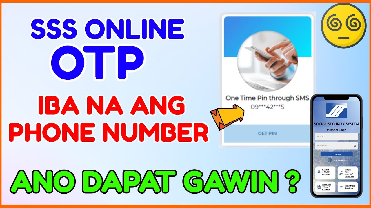 SSS Unable to Receive OTP How to Change Phone Number for SSS PIN Online