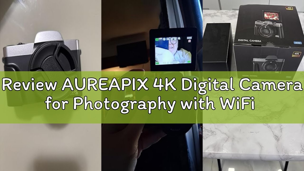 Review AUREAPIX 4K Digital Camera for Photography with WiFi 64MP Auto-Focus Vlogging Camera for YouT