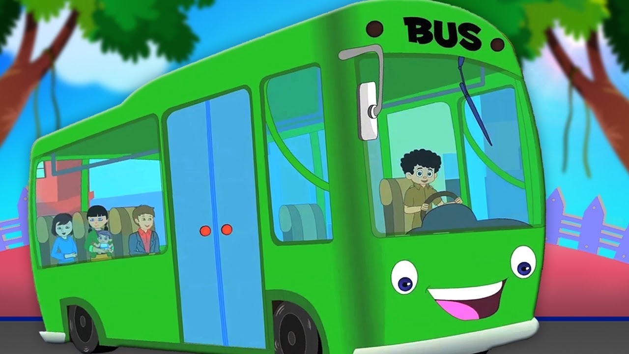bánh xe trên xe buýt | bài hát giáo dục | bài thơ trẻ em | Nursery Rhyme | The Wheels On The Bus