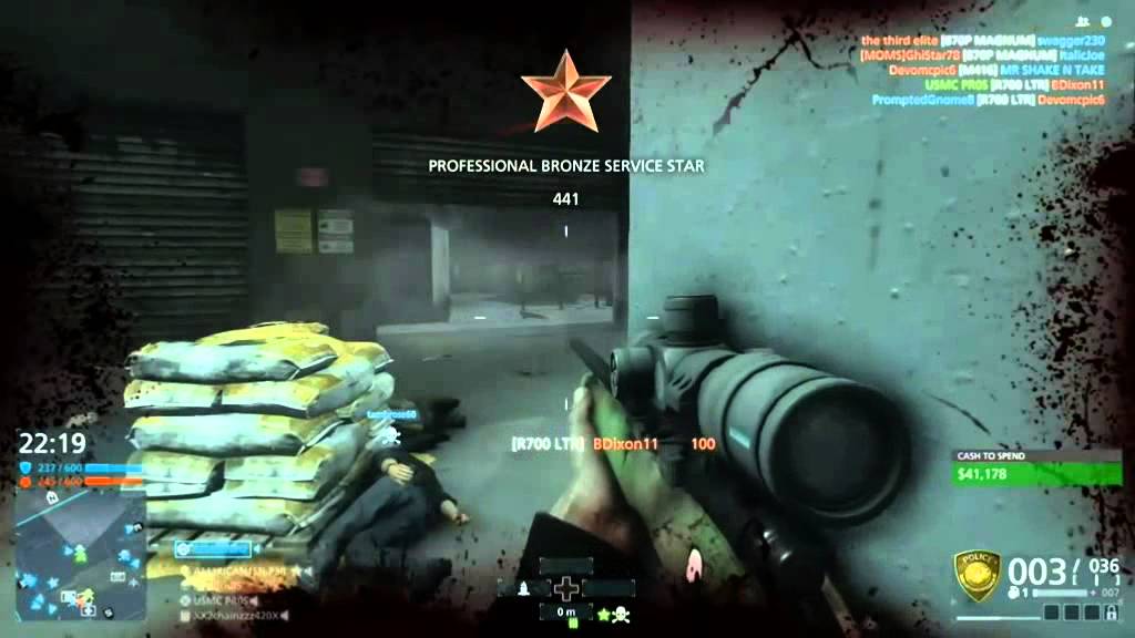 Madness | Battlefield Hardline | Sniping (BFH Gameplay)