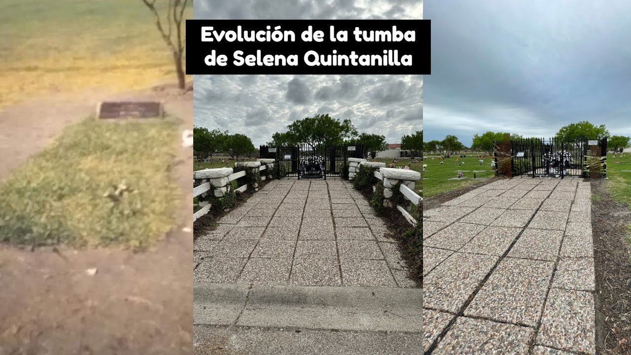 Evolución de la tumba de Selena Quintanilla