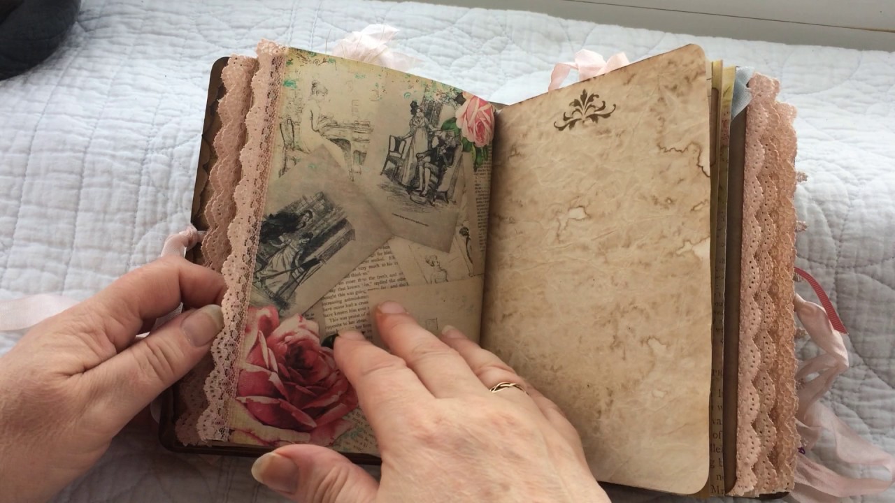 SOLD - JANE AUSTEN JUNK JOURNAL - APRIL 2017