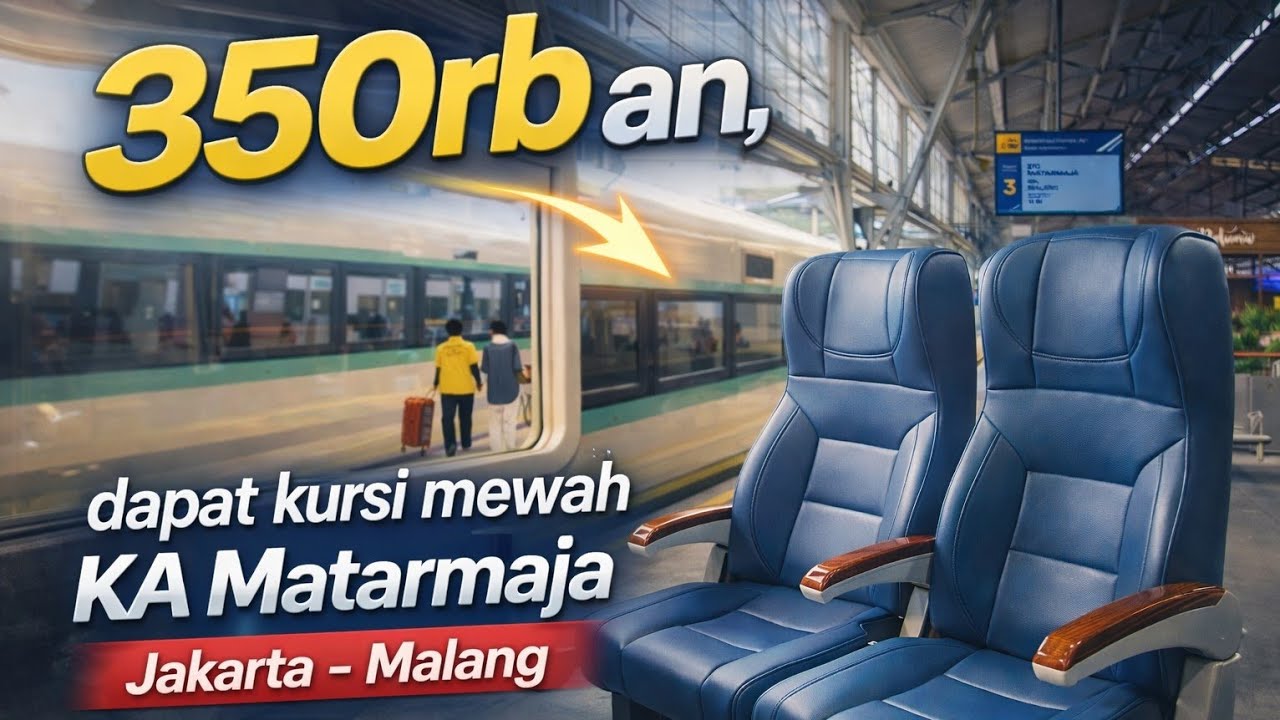 NAIK KERETA API MATARMAJA New Generation, Mudik Jadi Lebih Nyaman 