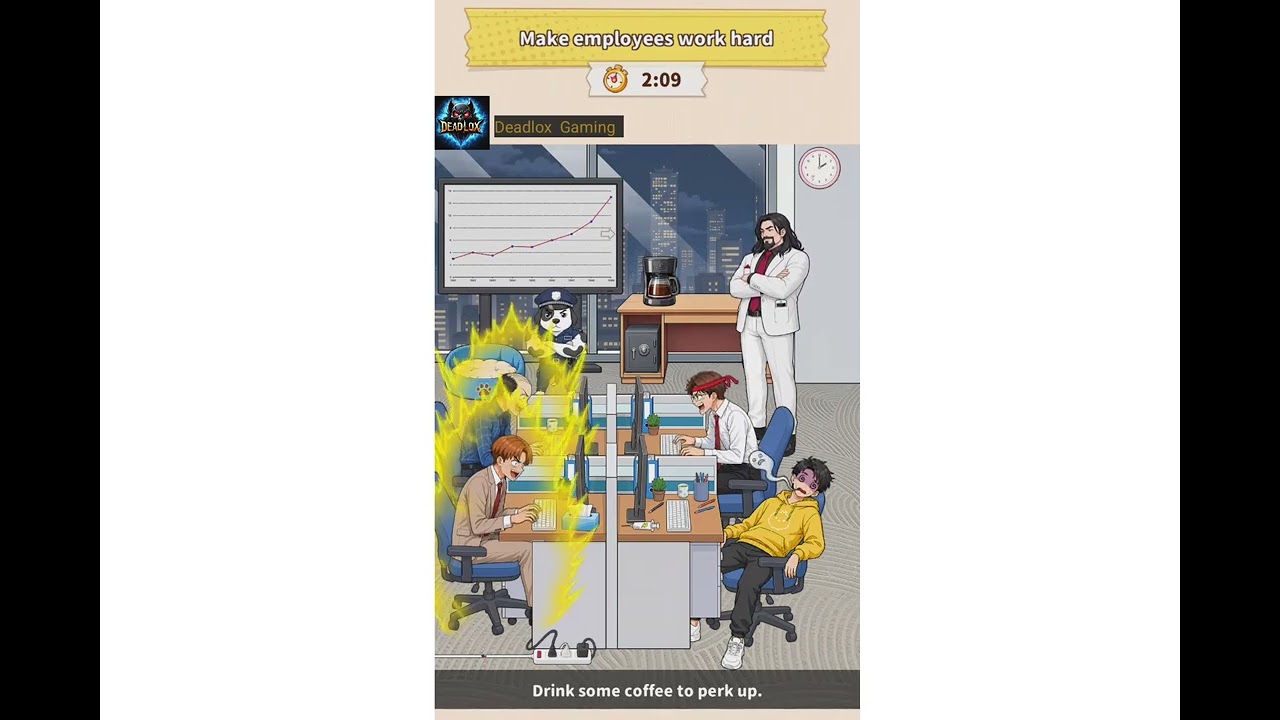 Brain Puzzle 3 Crazy Mind Level 156 Motivate Employees. Walkthrough Gameplay 