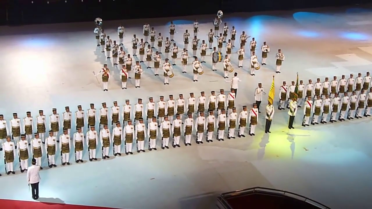 First Royal Malay Regiment in the Malaysia Independence Day Parade