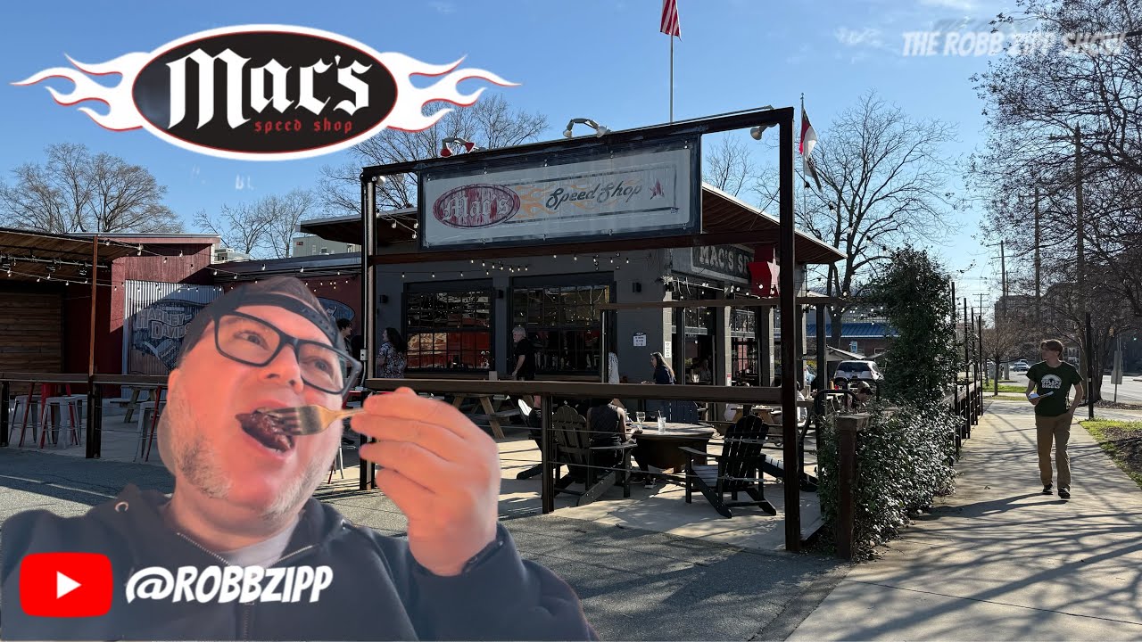 🍴ROBB ZIPP EATS AT MAC’S SPEED SHOP - CHARLOTTE, NC