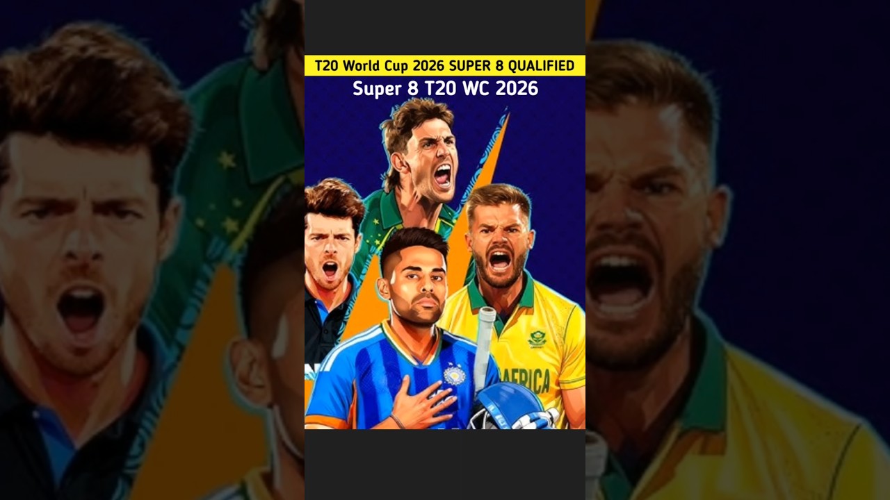 T20 World Cup 2026 SUPER 8 QUALIFIED #shorts #t20worldcup2026 #super8