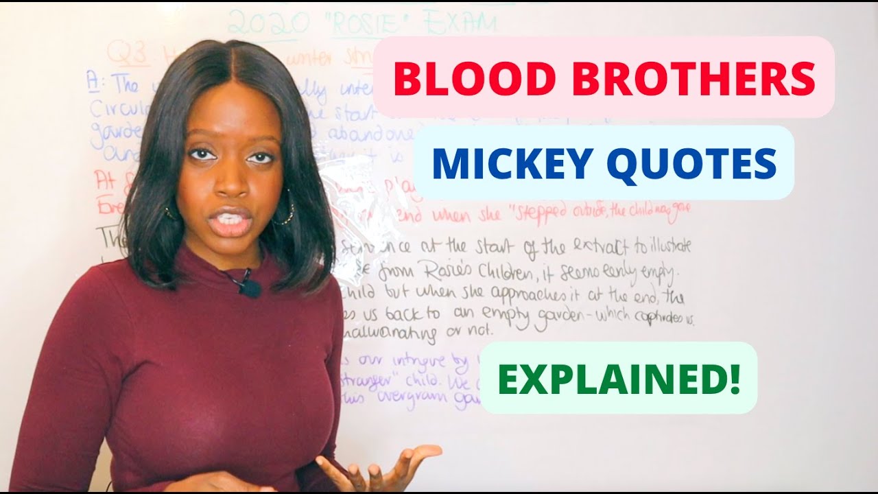 Цитаты Микки Джонстона из книги «Братья по крови» для подготовки к экзамену GCSE | Вилли Рассел