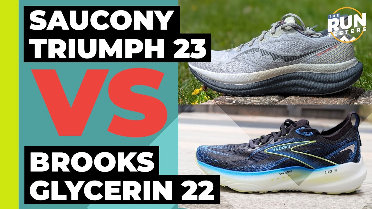 Saucony Triumph 23 против Brooks Glycerin 22 | Сравниваем две классические модели кроссовок с амо...