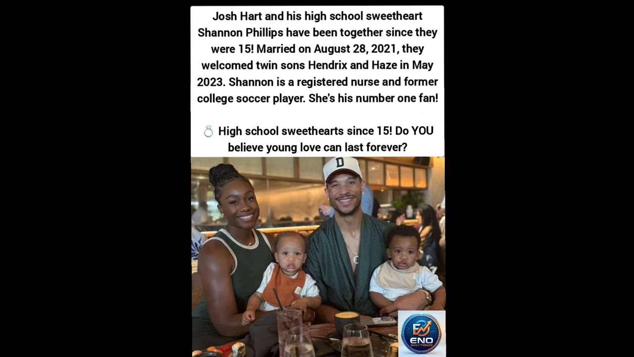 Josh Hart & High School Sweetheart Shannon: Together Since 15, Married with Twins! 💍❤️