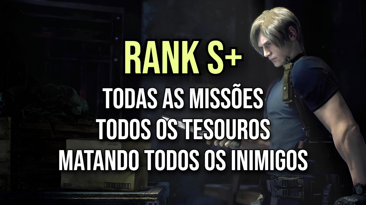 Rank S+ Matando, Pegando e Fazendo TUDO no Resident Evil 4 Remake
