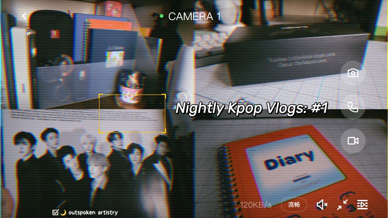 ☽ NIGHTLY KPOP VLOG ➊ | organizing kpop merch, kpop/kdrama Notion, ATEEZ Vogue Korea, Xenvo lens +