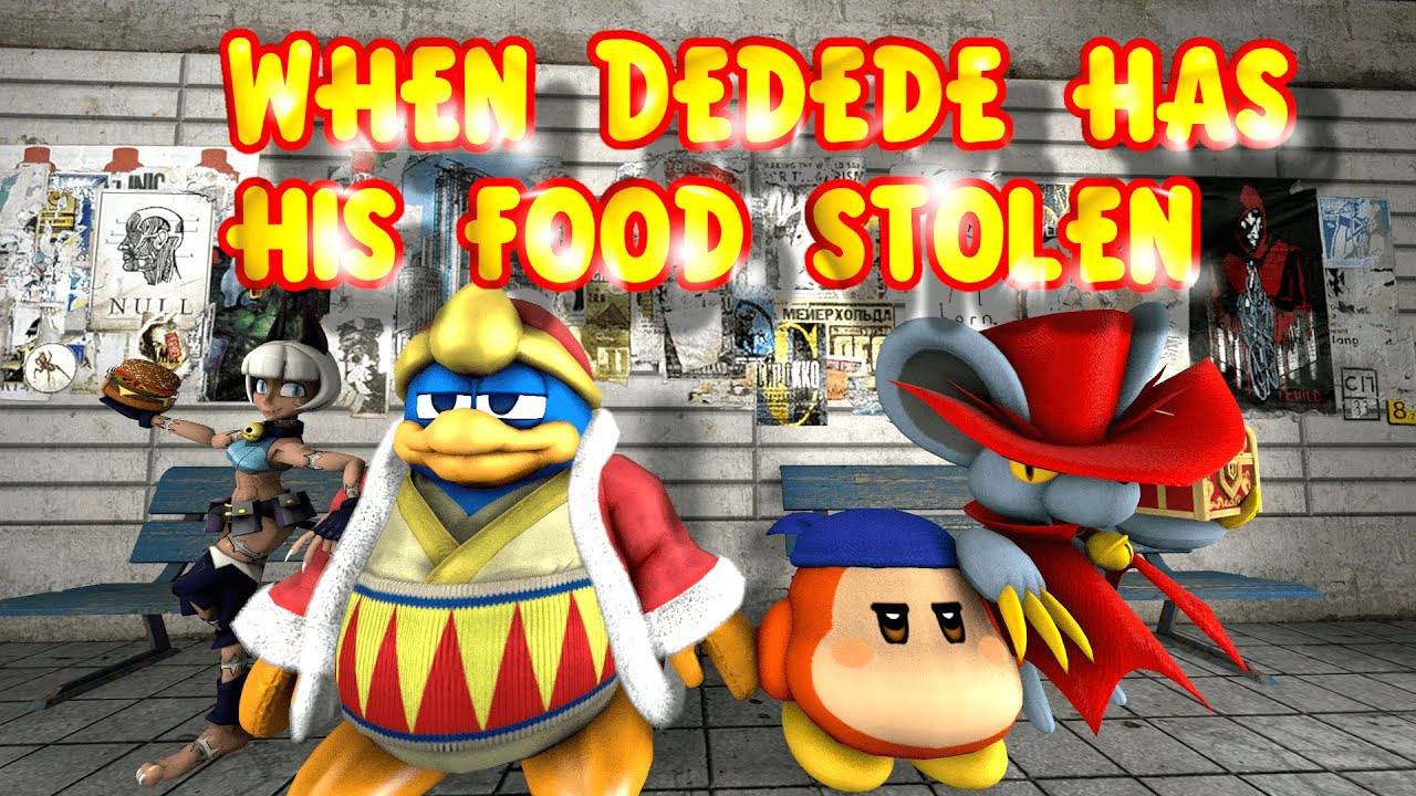 When Dedede has his food stolen (SFM)