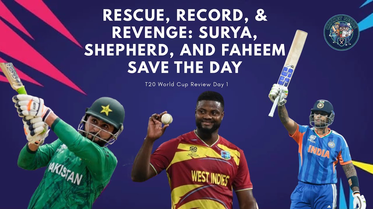 T20 World Cup Review: SKY’s Masterclass, Shepherd’s Hat-Trick, and Pakistan’s Escape
