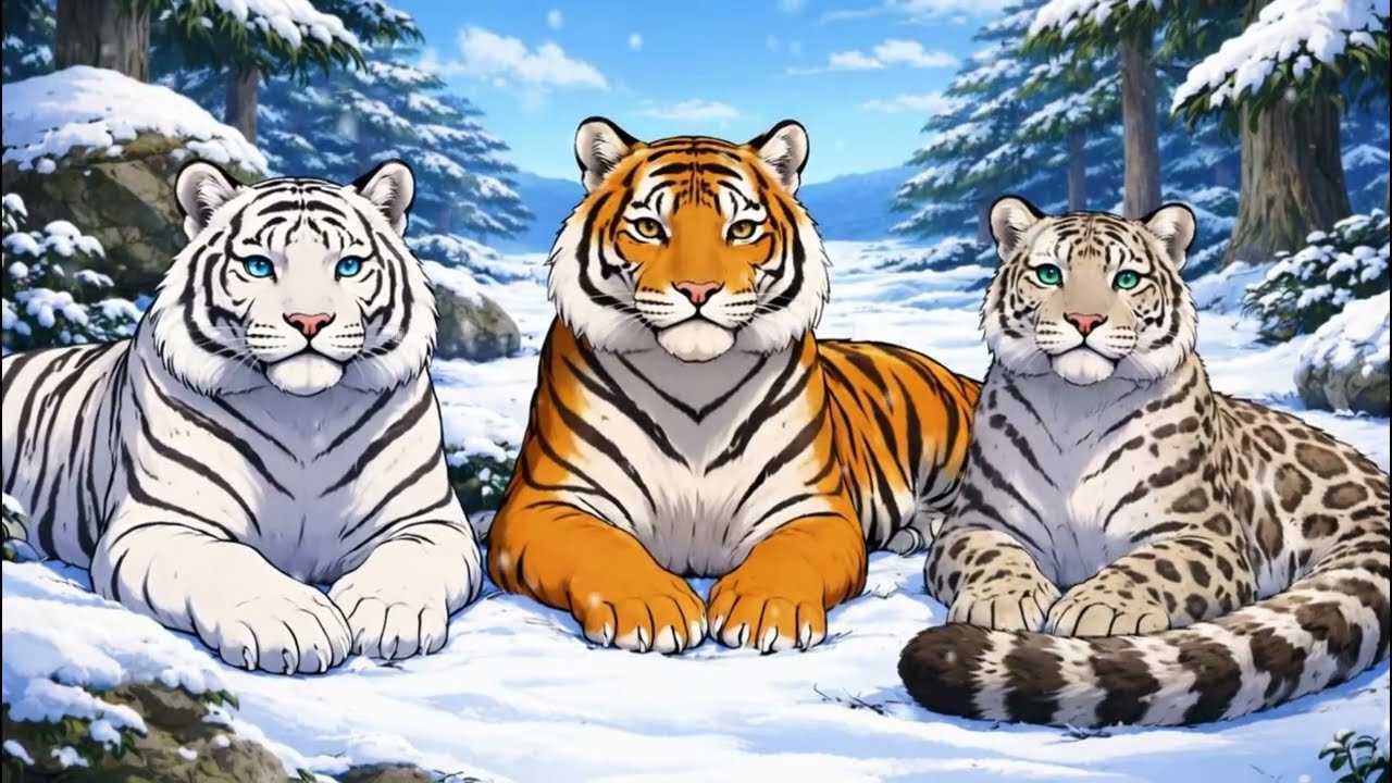 Snow Cats – Calm Winter Lofi for Study, Focus & Relaxing