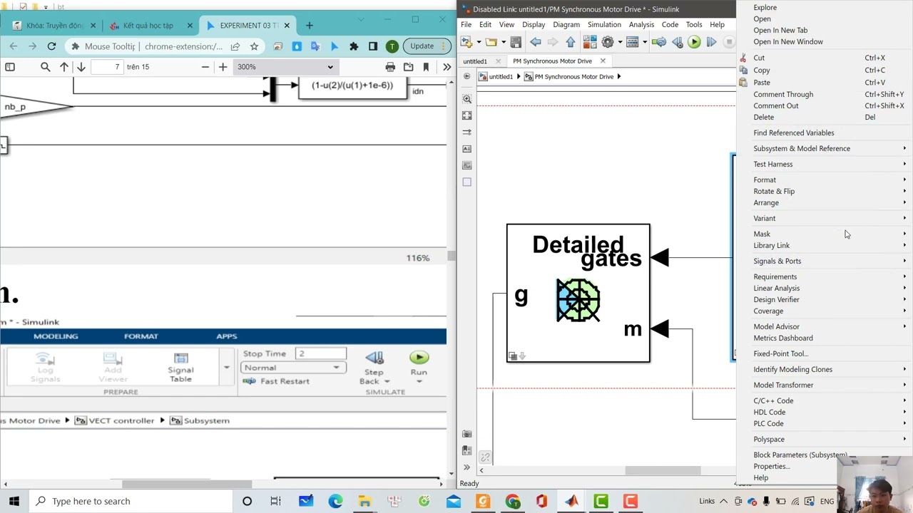THREE PHASE PERMANENT MAGNET SYNCHRONOUS MOTOR DRIVE SIMULATION USING MATLAB by Trần MInh Tấn