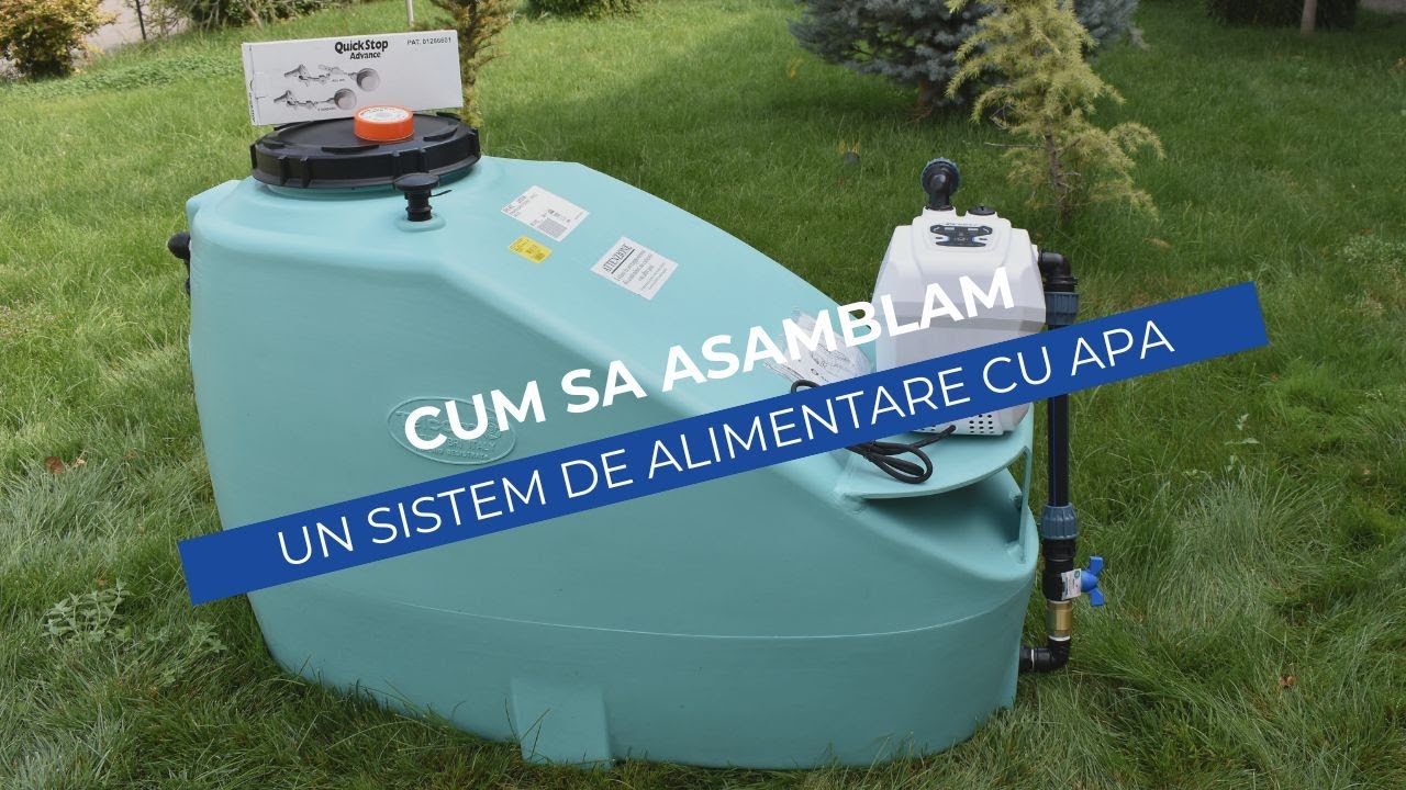 Cum sa asamblati un sistem de alimentare cu apa pentru nevoi menajere – Pas cu pas