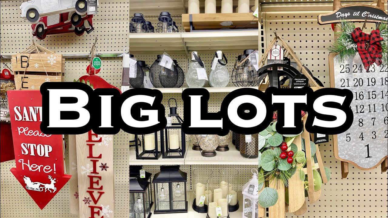 BIG LOTS SHOP WITH ME &bull; Christmas Clearance & New Spring Decor