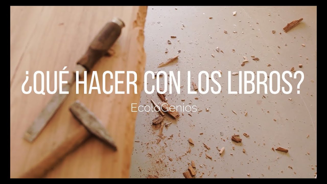 ¿Qué hacer con los libros que ya no usas? EcoloGenios