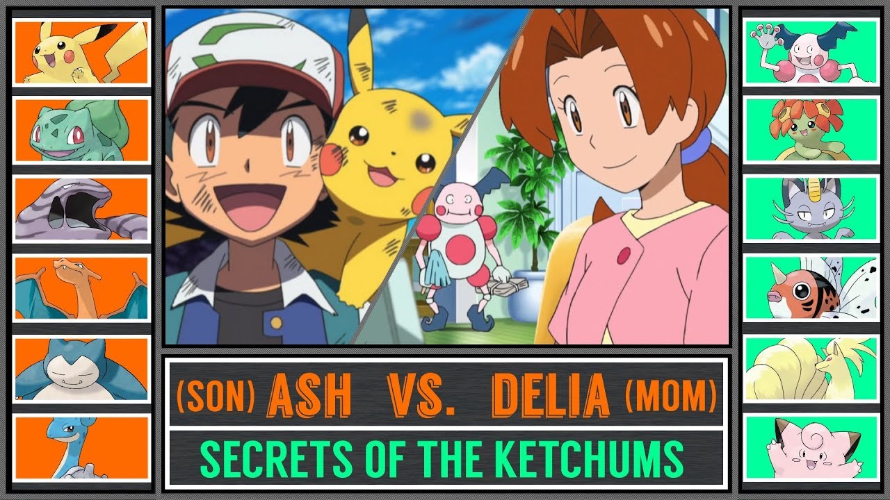 Ash vs. Delia Ketchum (Son vs. Mom) - Secrets of the Ketchums #1 - Pokémon Sun/Moon