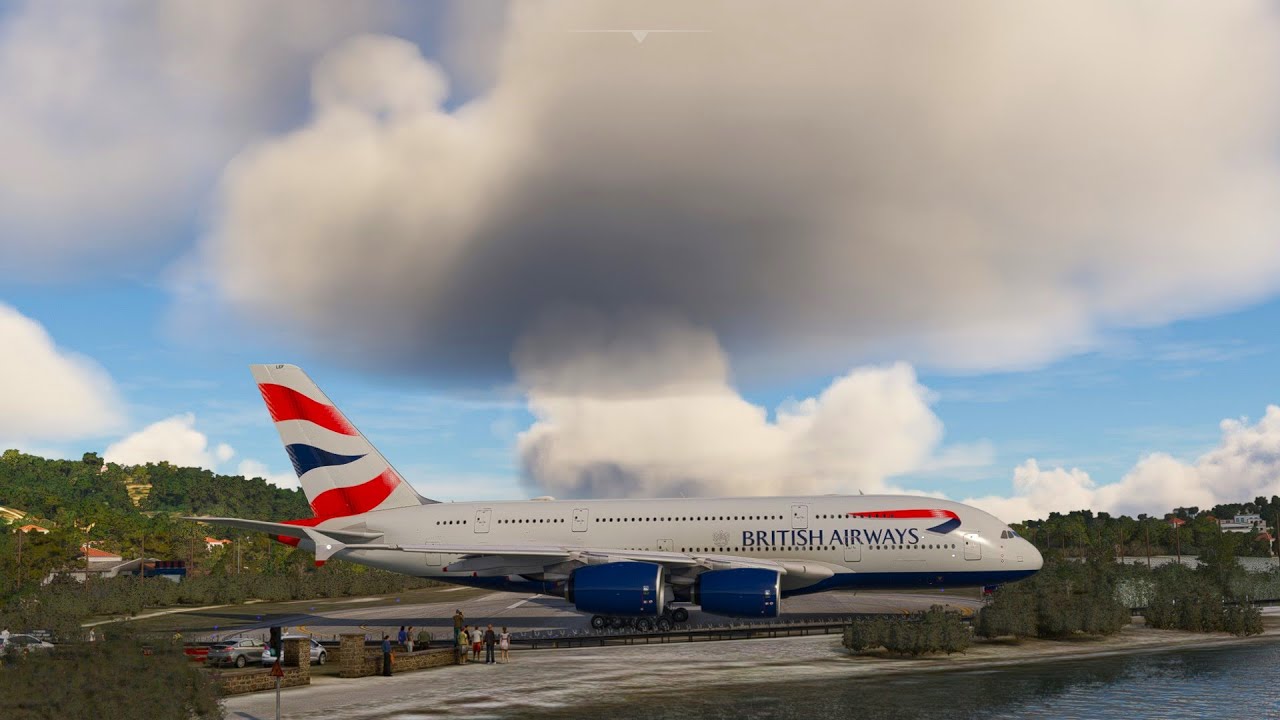 Impossible! British Airways A380 takeoff at Skiathos International Airport Alexandros Papadiamantis