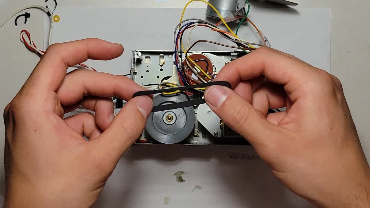 How to replace Nakamichi BX-100 Belts (Sankyo Single Capstan Transport)