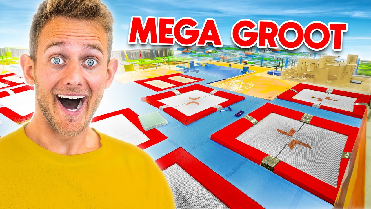HET WERELD RECORD TRAMPOLINEPARK BEZOEKEN!
