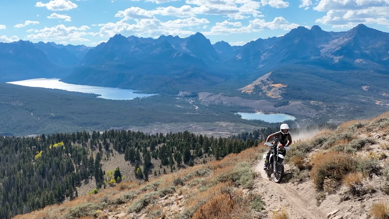 This Backcountry HARD ENDURO Trail Took Us To a 100 YEAR OLD Fire Lookout Tower
