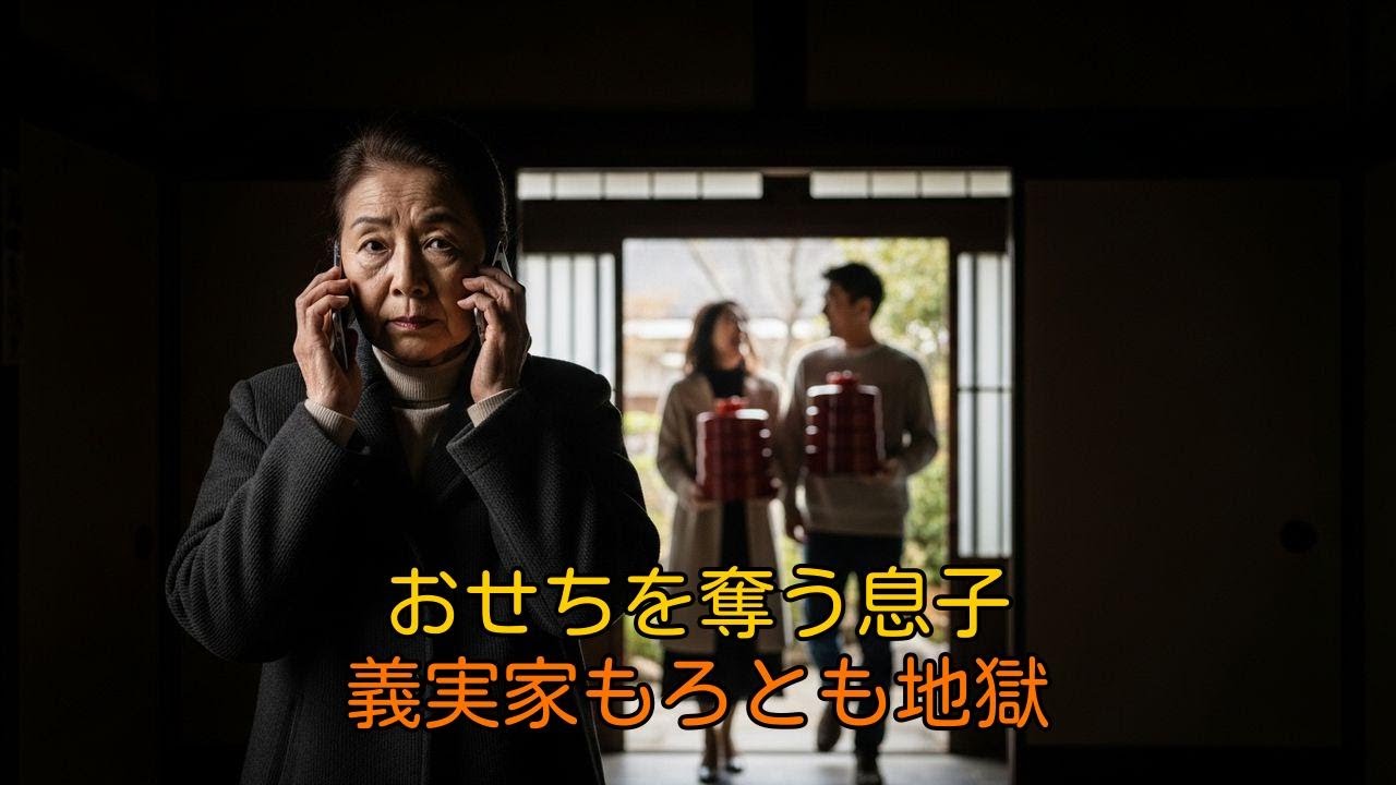 「母さんは不要」おせちを奪った息子夫婦。1本の電話で義実家が地獄へ
