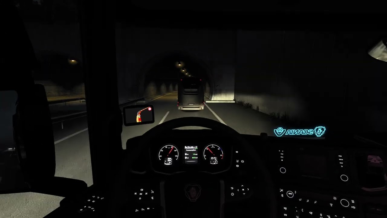 ETS2 - Scania 460 S Black Edition -  Realistic Operation - Part 2 -  POV -ASMR -Beam Eye - 1.57