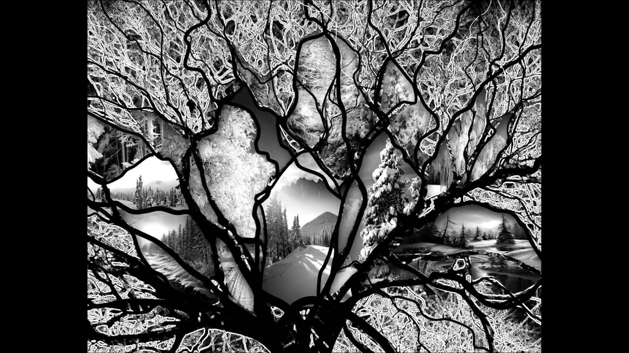 WINTER STAINED GLASS