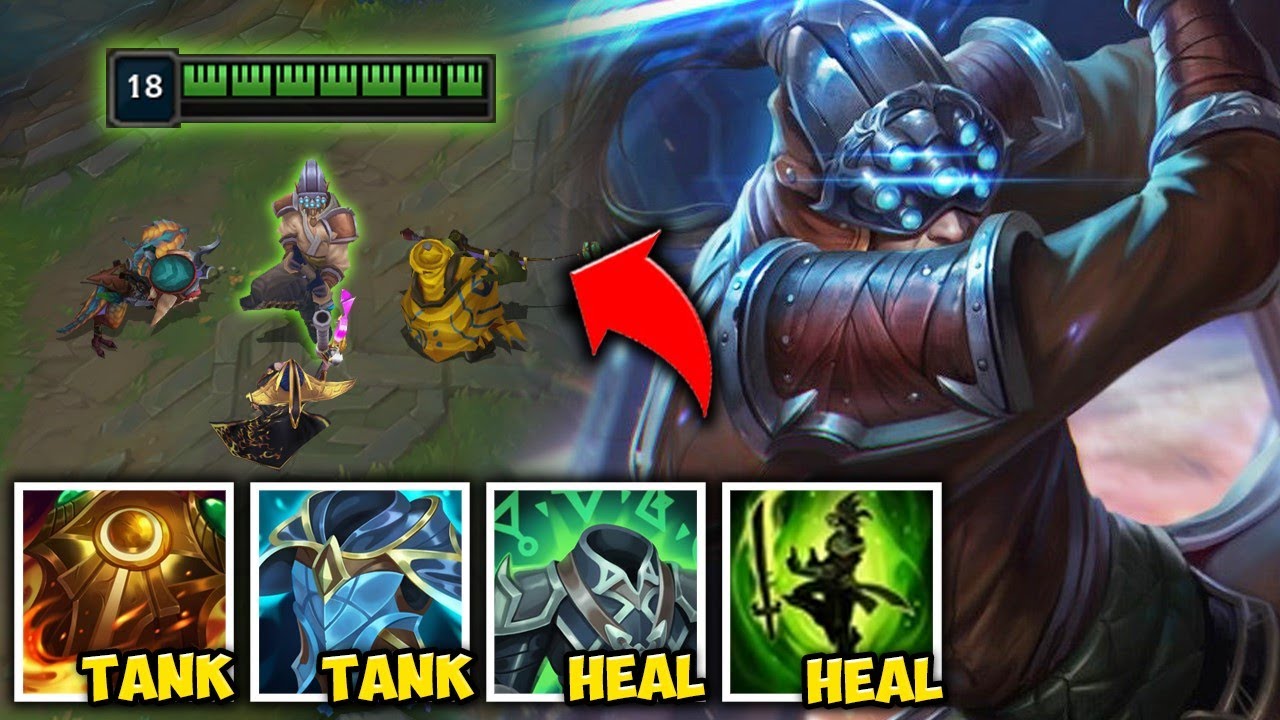 WHEN MASTER YI BUILDS FULL TANK AND IS UNKILLABLE (THIS IS UNFAIR) - League of Legends