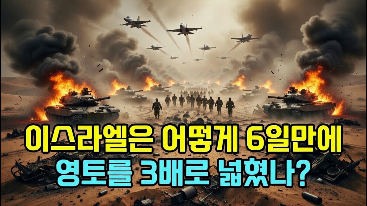 3차 중동 전쟁, 모든 분쟁의 시작 단 6일 만에 바뀐 세계 지도: 1967년 '6일 전쟁'의 반전과 비극