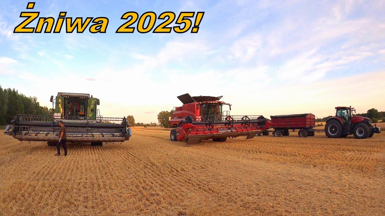 Żniwa 2025 - Drugi Dzień Koszenia Jęczmienia