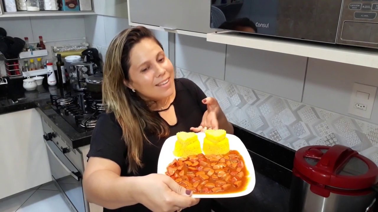 SALSICHA  NO MOLHO  para cachorro-quente na PANELA ELÉTRICA DE ARROZ - Aprenda a Cozinhar