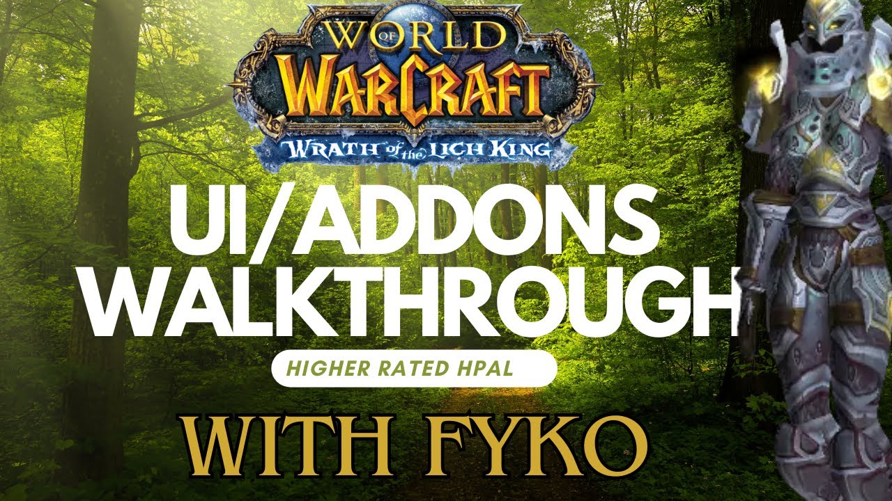 Arena Addons/UI for higher rated Holy Paladin walkthrough for WotLK PVP