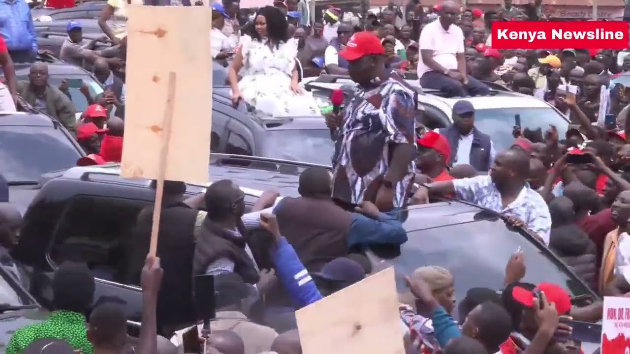 THIS IS PURE LOVE! Watch how Millions Throng Marani to welcome Matiangi & Opposition Leaders!