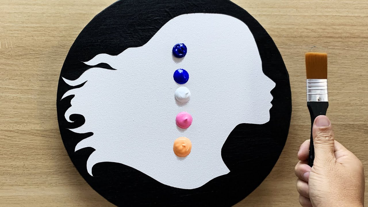 Serenade by the Moonlight / Acrylic Painting