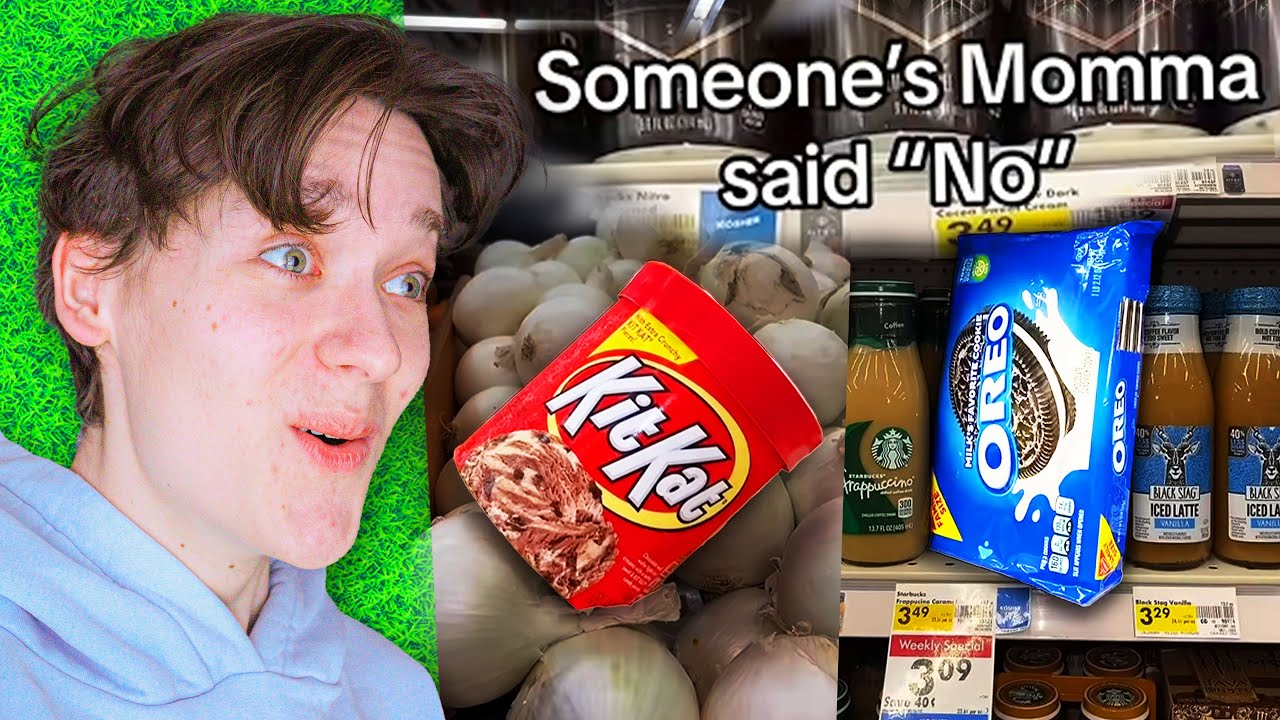 Only Eating Things People's MOMS Said NO to... (First Video)