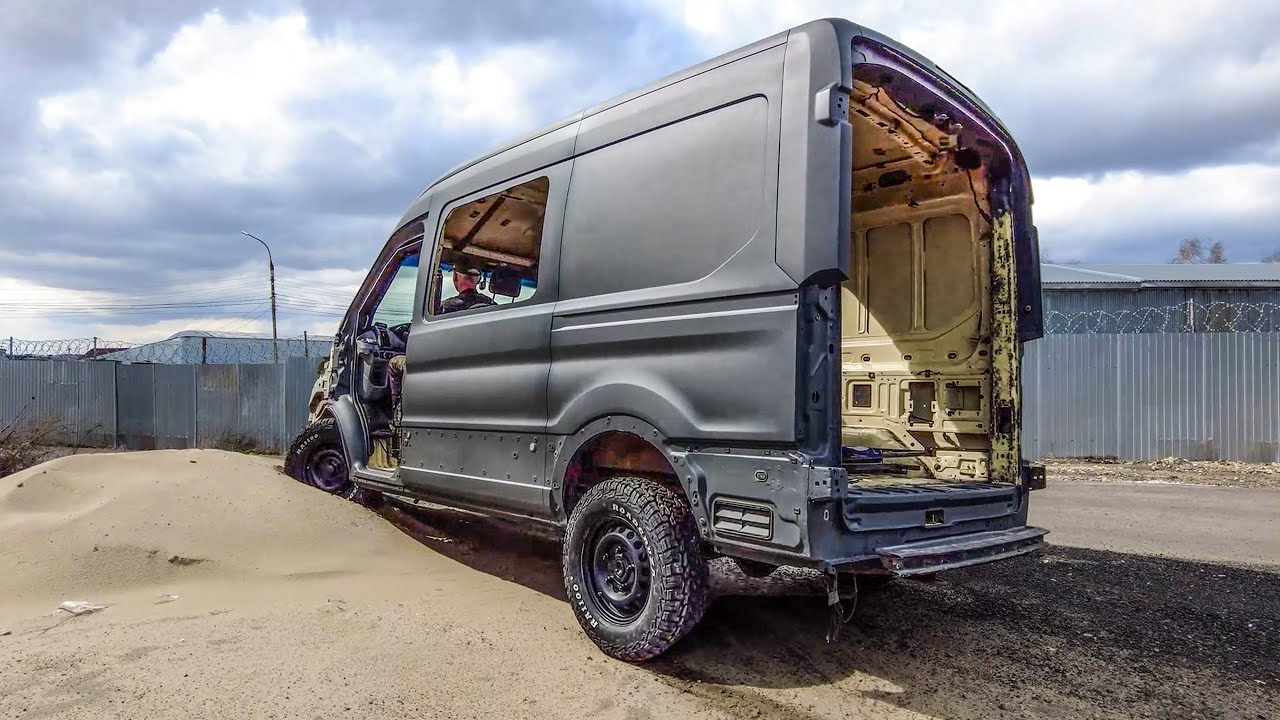 Автодом из инкассатора 4х4 на базе Ford Transit. Все этапы строительства от снятия брони до автодома