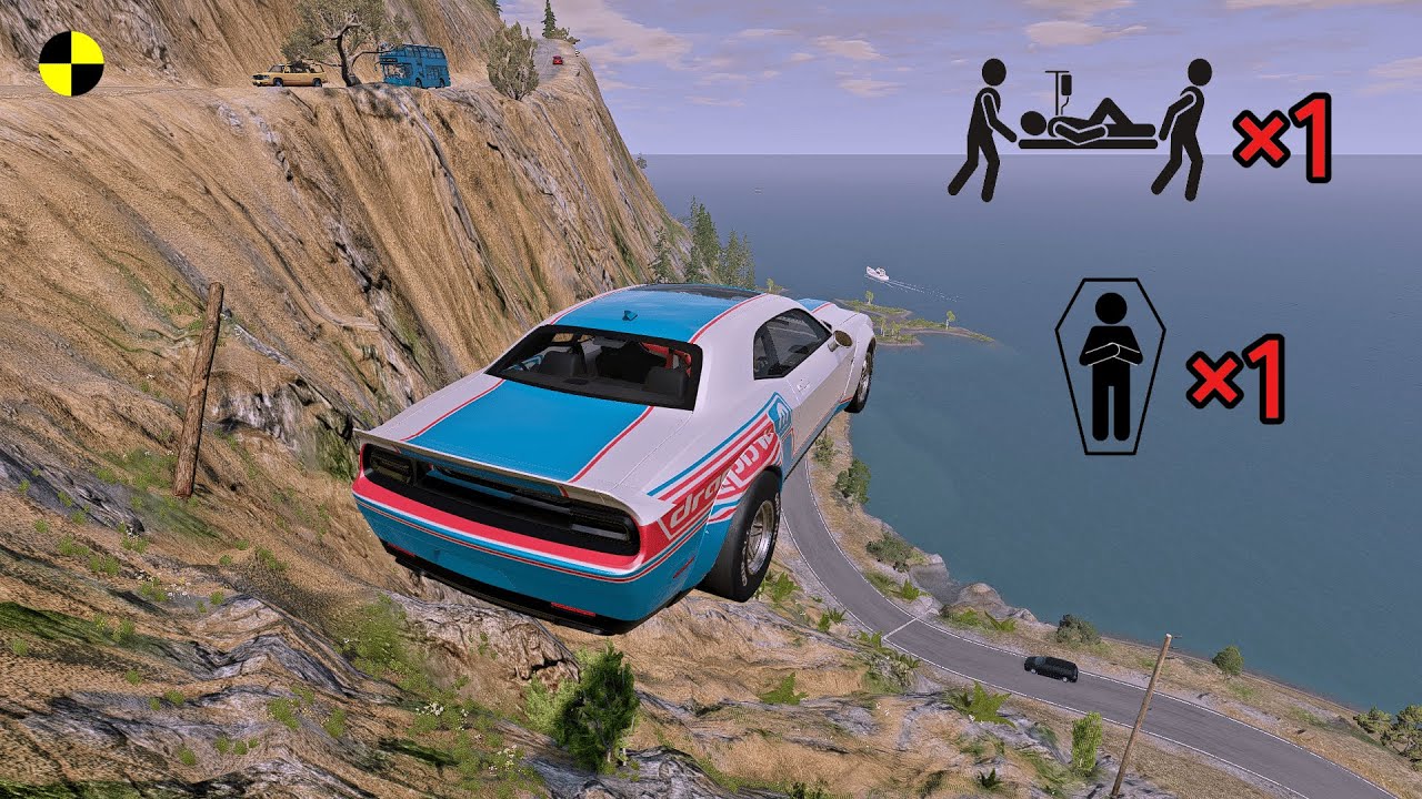 Realistic High-Speed Car Crashes in BeamNG.drive #91 | Ultra Detailed Crash Compilation