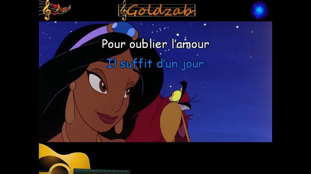 Karaoké Le retour de Jafar - Pour oublier l'amour (Aladdin)