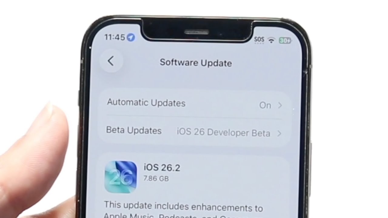 Избегайте iOS 26.2