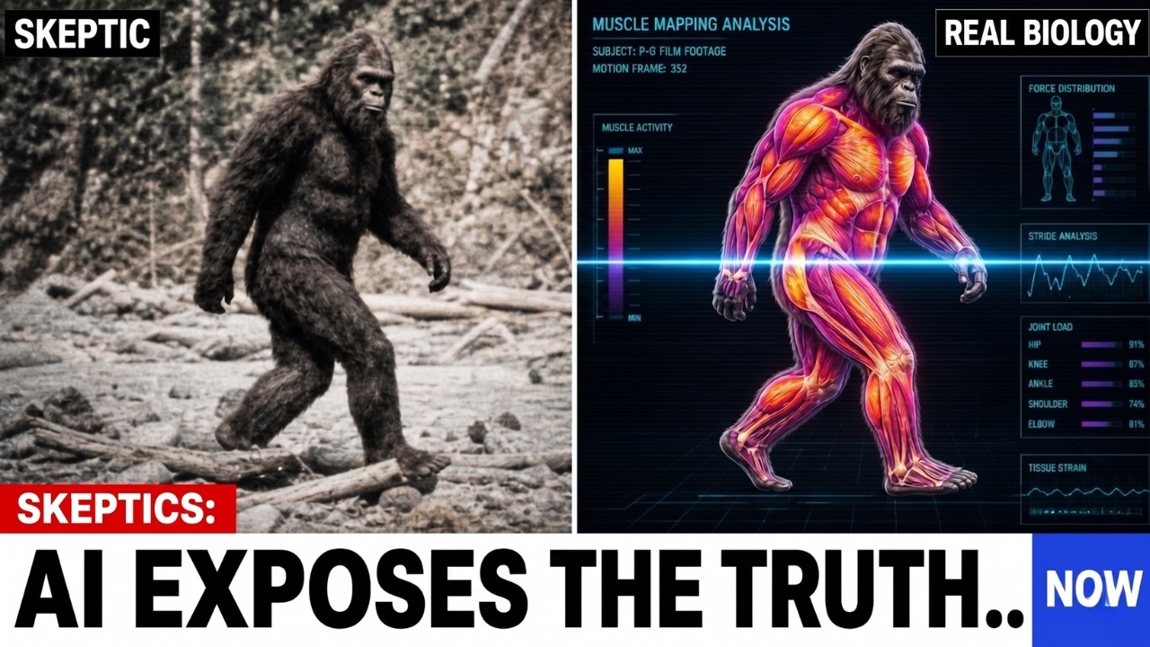 The Patterson-Gimlin Bigfoot Film was Analyzed by AI - The Results Are Not What Skeptics Expected