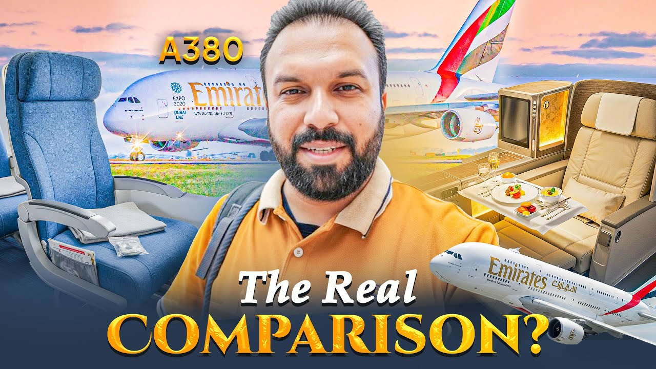 Emirates A380 Economy💺vs Business 🔥Class ✈️ Big Mistake? 🇦🇪 Dubai to New York 🇺🇸
